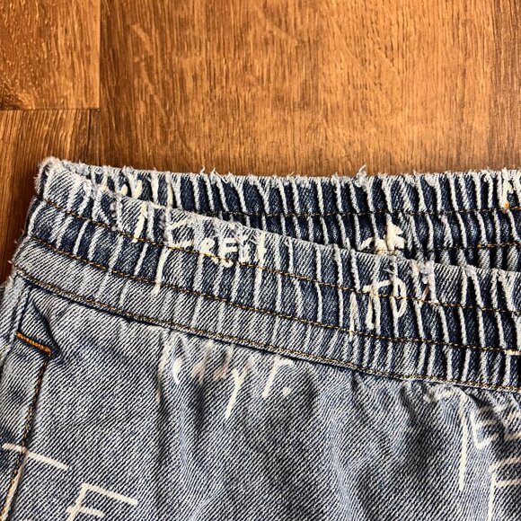 Teddy Fresh Denim Light Wash Jogger Jeans Sz L - Picture 10 of 12